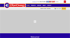 Desktop Screenshot of carpetcleanersstore.com